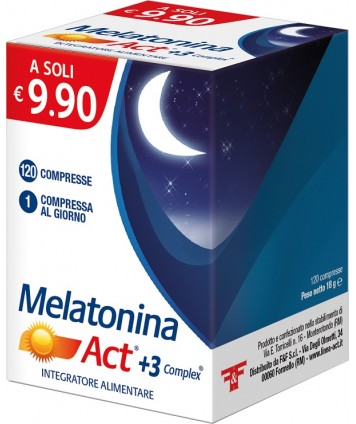 MELATONINA ACT+ 3 COMPLEX 120 COMPRESSE