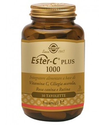 SOLGAR ESTER C PLUS 1000 VITAMINA C 90 TAVOLETTE 