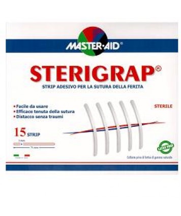 MASTER-AID STERIGRAP CEROTTO 7,5X0,6CM 12 CEROTTI