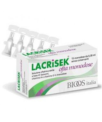 LACRISEK OFTA MONODOSE 15 CONTENITORI 0,3ML