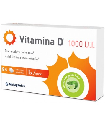 METAGENICS VITAMINA D 1000 UI 168 COMPRESSE