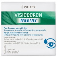 WELEDA VISIODORON MALVA 20 FLACONCINI MONODOSE 0,4ML 