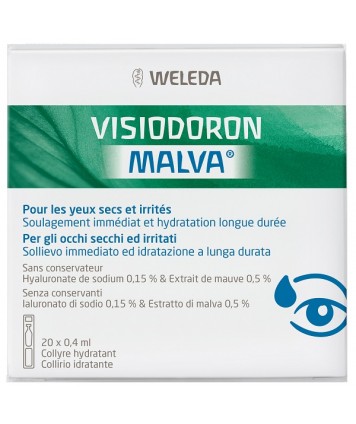 WELEDA VISIODORON MALVA 20 FLACONCINI MONODOSE 0,4ML 