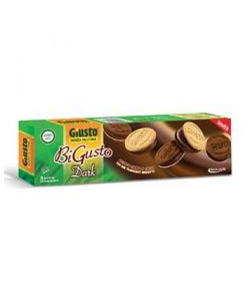 GIUSTO SENZA GLUTINE BIGUSTO DARK BISCOTTI  130G