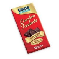 GIUSTO SENZA ZUCCHERO TAVOLETTA CIOCCOLATO FONDENTE 85G