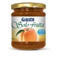 GIUSTO SENZA ZUCCHERO MARMELLATA DI ALBICOCCA SOLO FRUTTA 284G