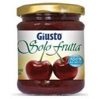 GIUSTO SENZA ZUCCHERO MARMELLATA CILIEGIA SOLO FRUTTA 284G 