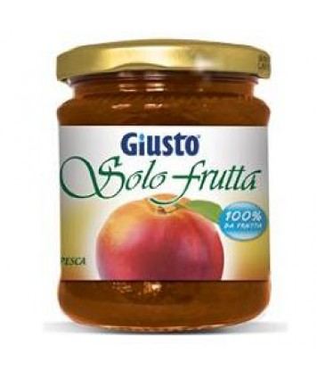 GIUSTO SENZA ZUCCHERO MARMELLATA SOLO FRUTTA PESCA 284G