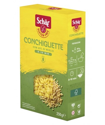 SCHAR PASTA CONCHIGLIE 250GR