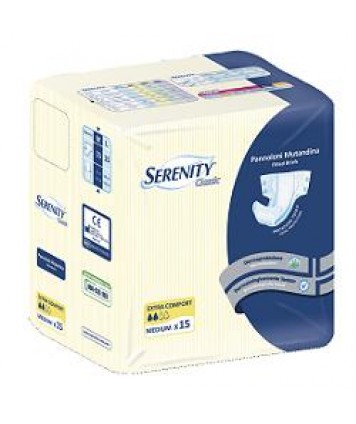 SERENITY PANNOLONE A MUTANDINA CLASSIC EXTRA MISURA MEDIA 