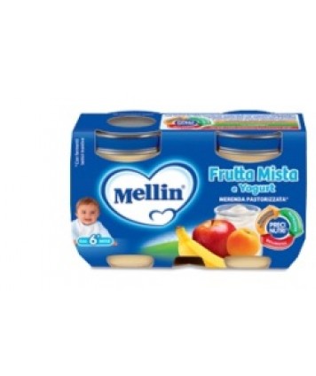 MELLIN MERENDA YOGURT E FRUTTA MISTA 2X120G