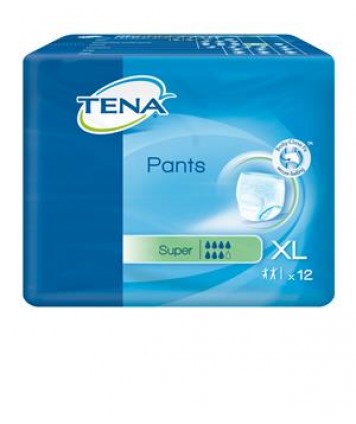 TENA PANTS SUPER PANNOLONE MISURA XL 12 PEZZI