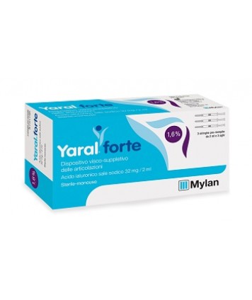 YARAL FORTE 1,6% 32MG 3SIR 2ML