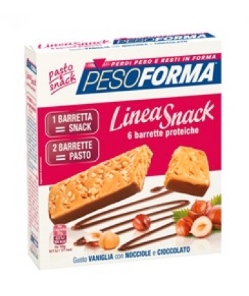 PESOFORMA LINEASNACK VANIGLIA E NOCCIOLA