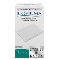 ICOPIUMA GARZA 36X40CM 12 COMPRESSE STERILI 