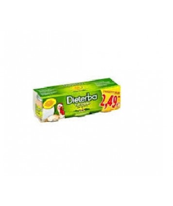 DIETERBA OMOGENEIZZATO TACCHINO 3X80G