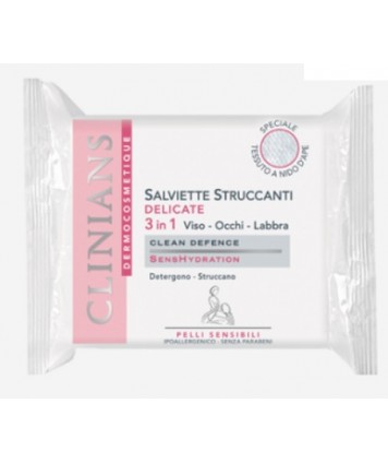 CLINIANS SALVIETTE STRUCCANTI 20PZ