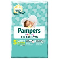 PAMPERS BABY DRY DOWNCOUNT JUNIOR 17PZ