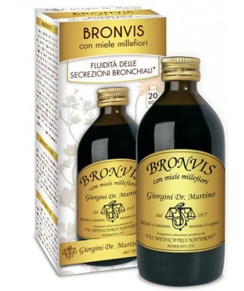 DR.GIORGINI BRONVIS CON MIELE MILLEFOGLIE 200ML