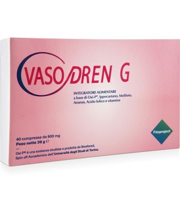 VASODREN G 40 COMPRESSE 500MG