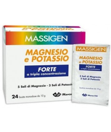 MASSIGEN MAGNESIO E POTASSIO FORTE 24 BUSTINE