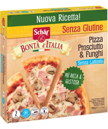 SCHAR PIZZA PROSCIUTTO E FUNGHI SURGELATA 700G 