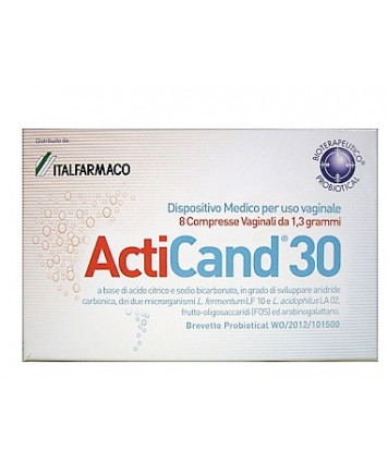 ACTICAND 30 8 COMPRESSE VAGINALI