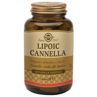 SOLGAR LIPOIC CANNELLA 60 CAPSULE VEGETALI