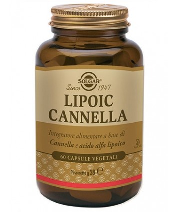 SOLGAR LIPOIC CANNELLA 60 CAPSULE VEGETALI