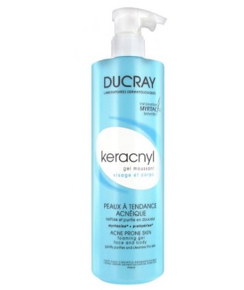 DUCRAY-KERACNYL GEL DET 400ML