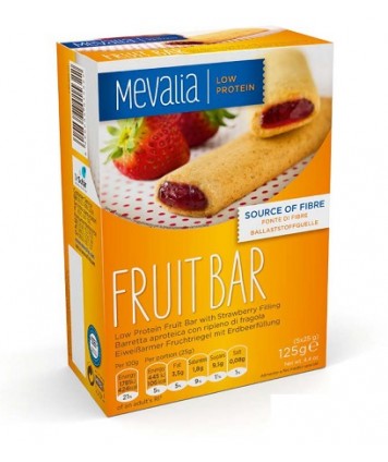 MEVALIA FRUIT BAR APROT 125G