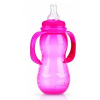 NUBY BIB 300ML STAND MAN/TETT