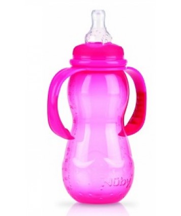 NUBY BIB 300ML STAND MAN/TETT