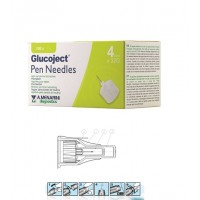 GLUCOJECT PEN NEEDLES  4MM G32