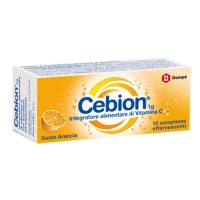 CEBION EFFERVESCENTE VITAMINA C ARANCIA 10 COMPRESSE