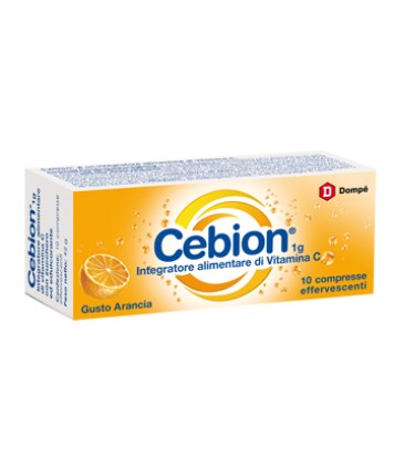 CEBION EFFERVESCENTE VITAMINA C ARANCIA 10 COMPRESSE