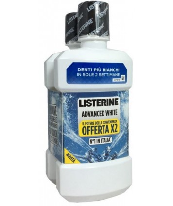 LISTERINE ADVANCE WHITE 2X500ML