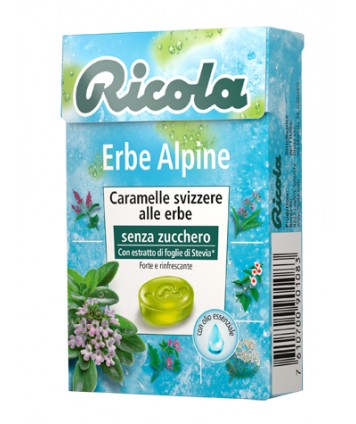 RICOLA ERBE ALPINE S/ZUCCH 50G