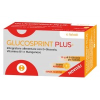 GLUCOSPRINT PLUS ARANCIA 6 FLACONCINI