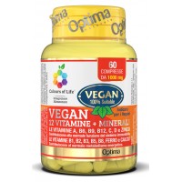 OPTIMA VEGAN 12 VITAMINE + MINERALI 60 COMPRESSE 