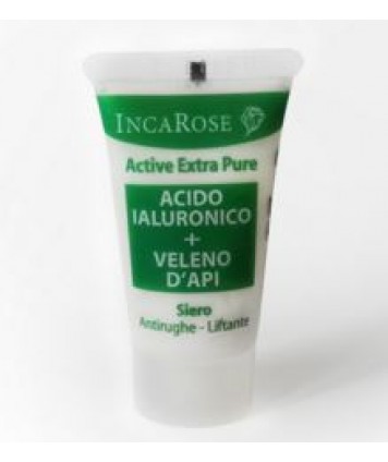 INCAROSE ACTIVE EXTRA PURE FLUIDO CON ACIDO IALURONICO E VELENO D'API 18ML