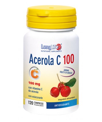 LONGLIFE ACEROLA C100 120 COMPRESSE