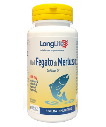 LONGLIFE OLIO DI FEGATO DI MERLUZZO 60 PERLE