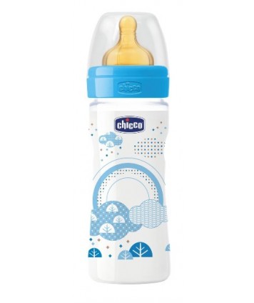 CHICCO BIBERON BENESSERE BOY/AZZURRO IN CAUCCIU' 250ML