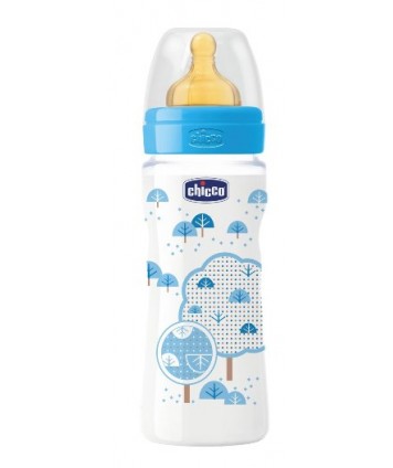 CHICCO BIBERON BENESSERE BOY/AZZURRO IN CAUCCIU' 330ML