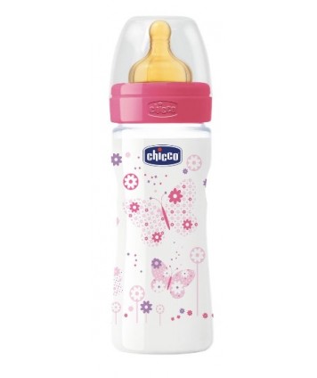 CHICCO BIBERON BENESSERE GIRL/ROSA IN CAUCCIU' 250ML