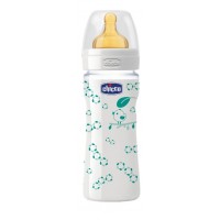 CHICCO BIBERON IN VETRO E CAUCCIU' UNISEX 240ML