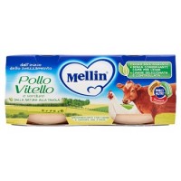 MELLIN-OMO POLLO/VIT VERD 2X80G