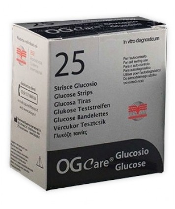 OGCARE GLICEMIA 25 STRISCE