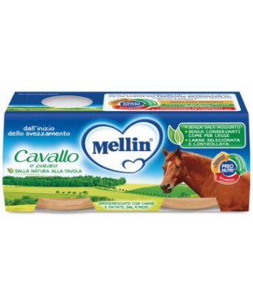 MELLIN OMO.CAVALLO PATAT 2X80G